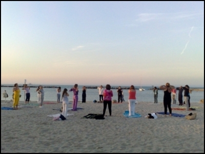 Yoga al mare 2010