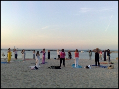 Yoga al mare 2010